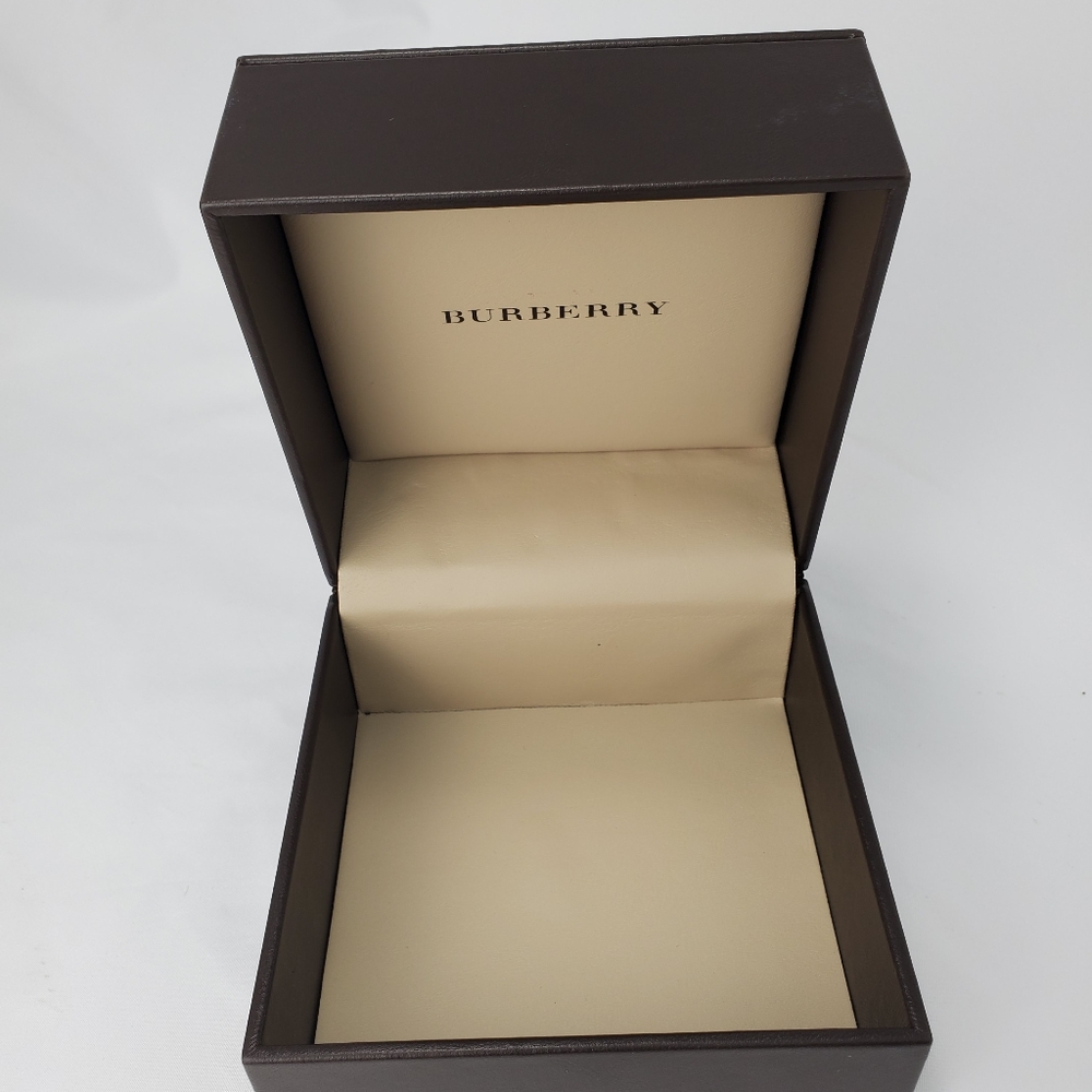 Burberry Brown Leather Watch Case Box